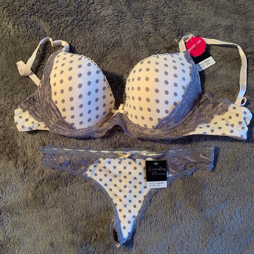 Bra & thong set. NWT Bra 38C & Thong XL